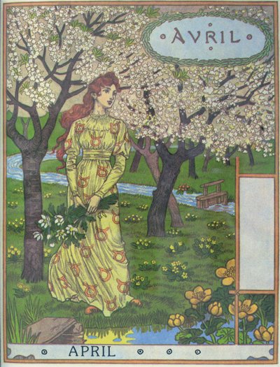 April by Eugene Grasset